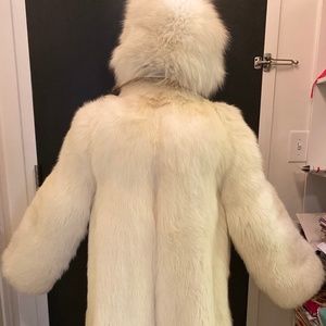 FUR DESIGNER FOX FUR FUR COAT, Made in Italy